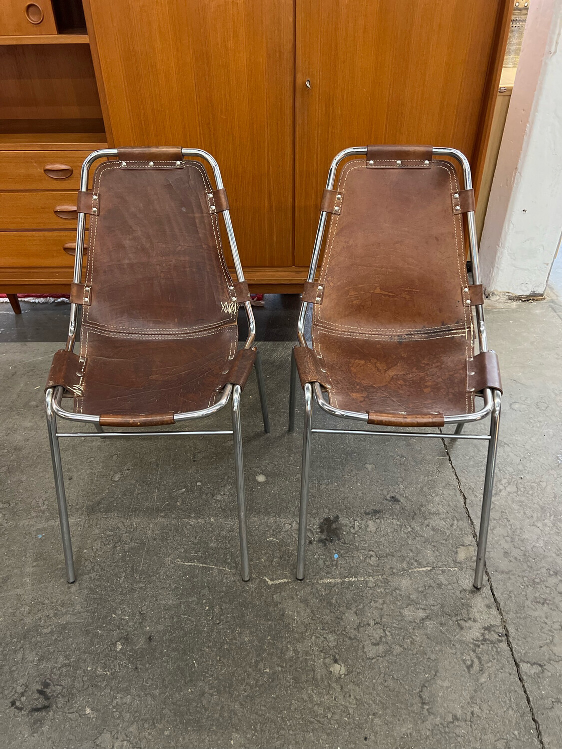 Stuhl Charlotte Periand Les Arcs Mid Century Vintage 1von2