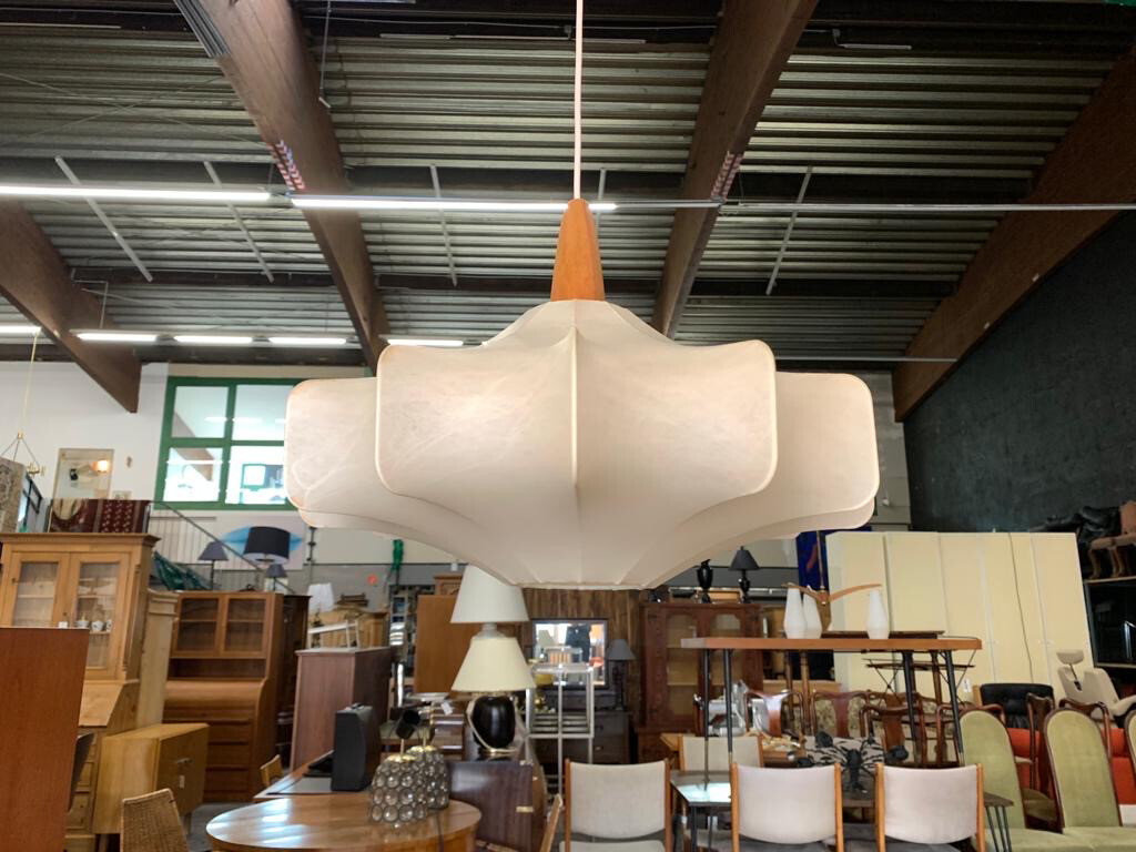 Deckenlampe Deckenleuchte Cocoon Flos Castiglioni Ära Mid Century Vintage