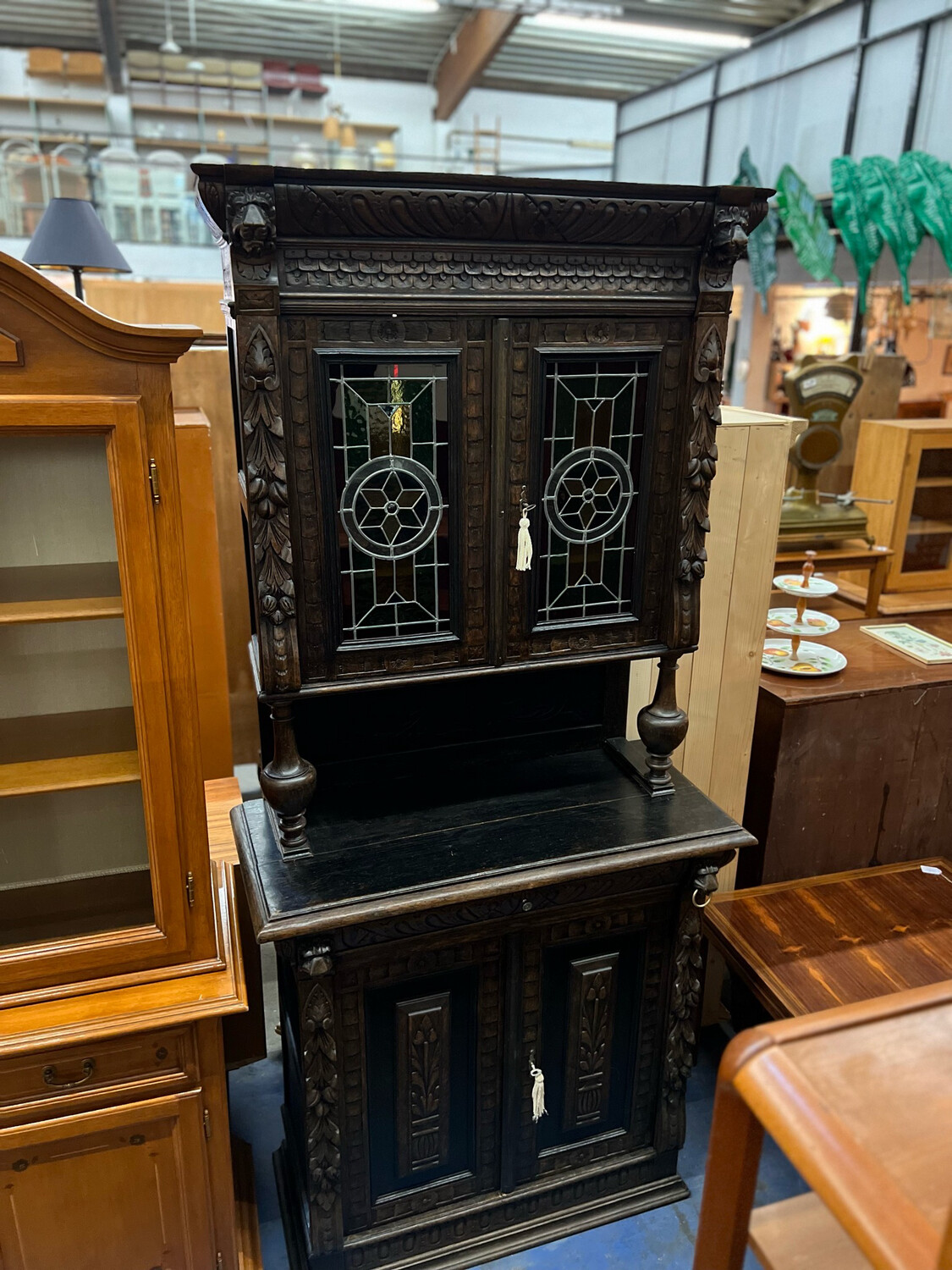 Aufsatzkommode Aufsatzschrank Aufsatzvitrine Anrichte Vitrine
