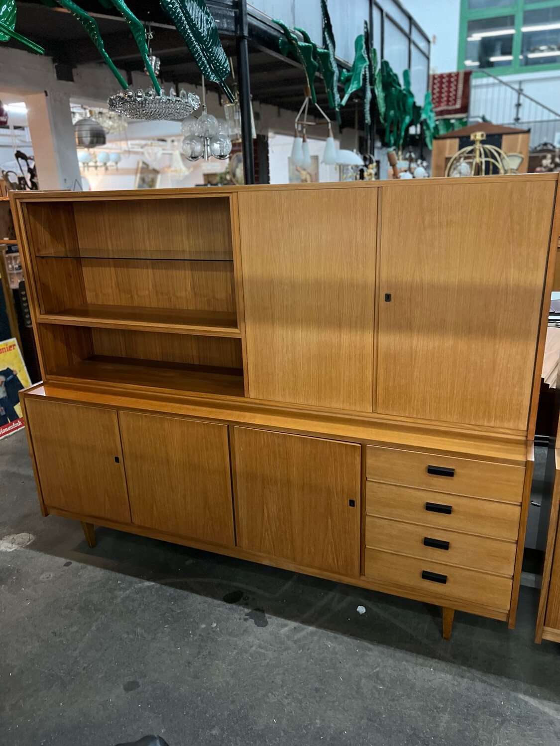 Kommode Highboard Sideboard Mid Century Vintage