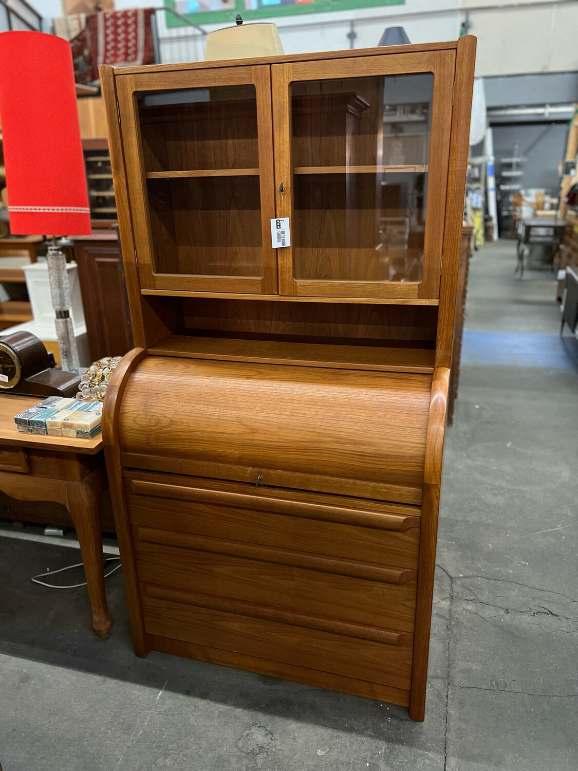 Sekretär Aufsatzsekretär Aufsatzkommode Danish Teak Mid Century Vintage