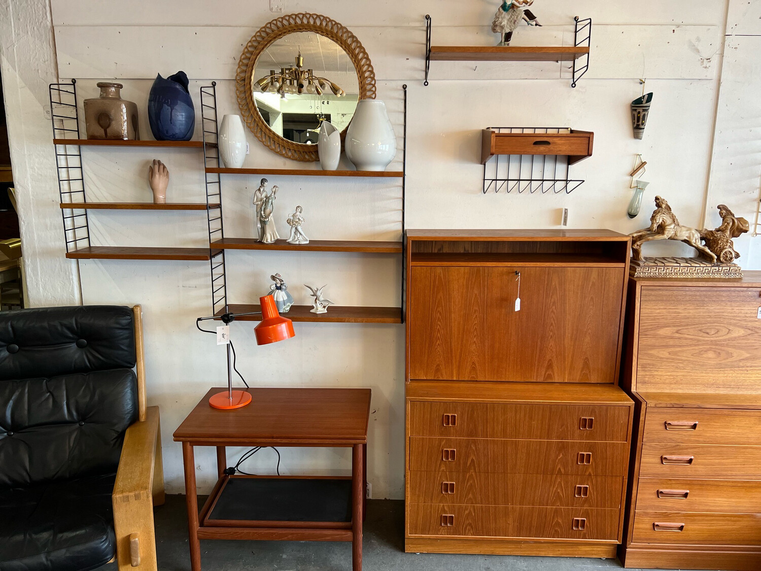 Diverse Originale Stringregale Kajsa Nisse Strinning Leiterregal Wandregal Teak Mid Century Vintage