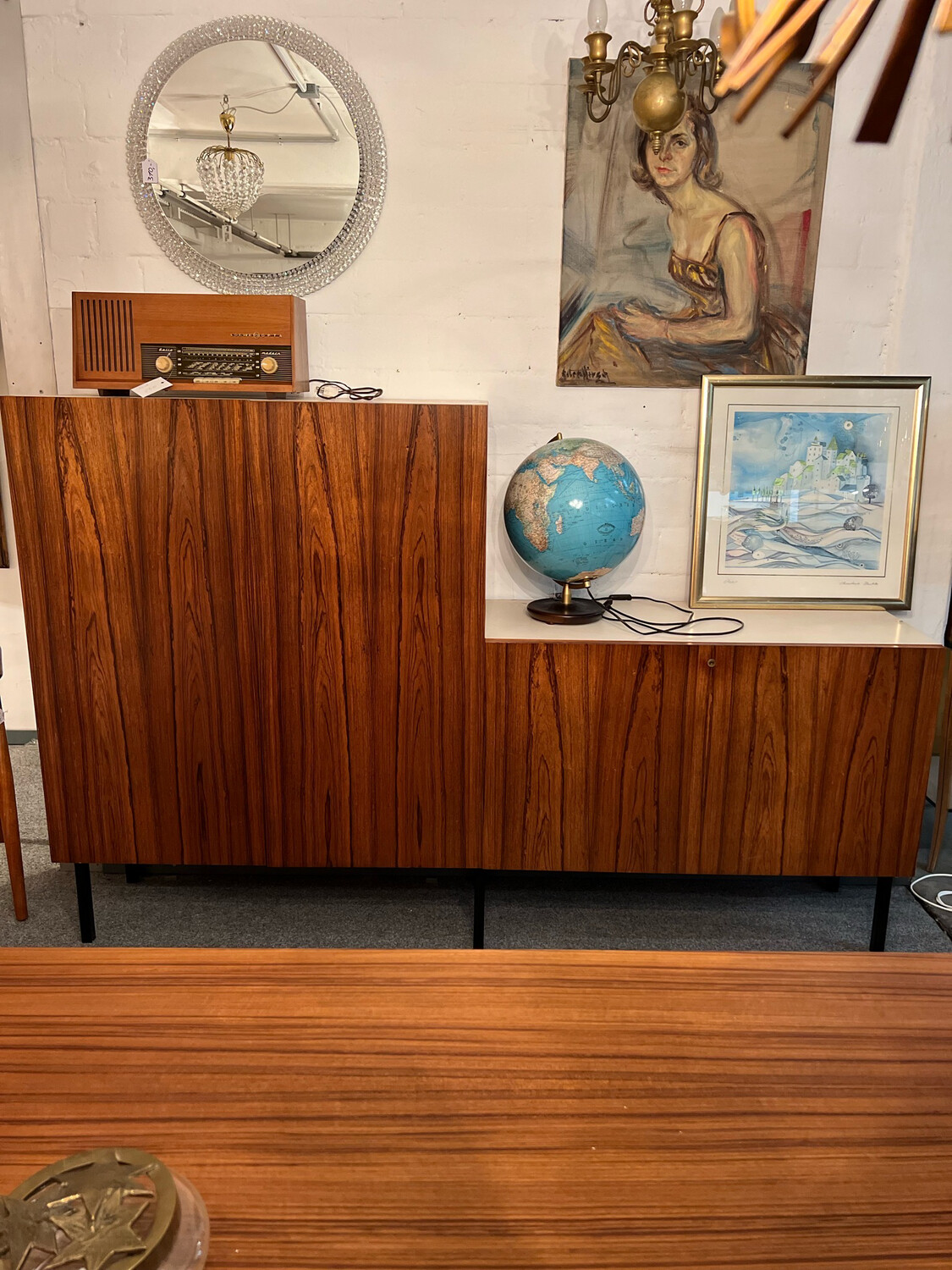 Sideboard Highboard Bar Anrichte Mid Century Vintage