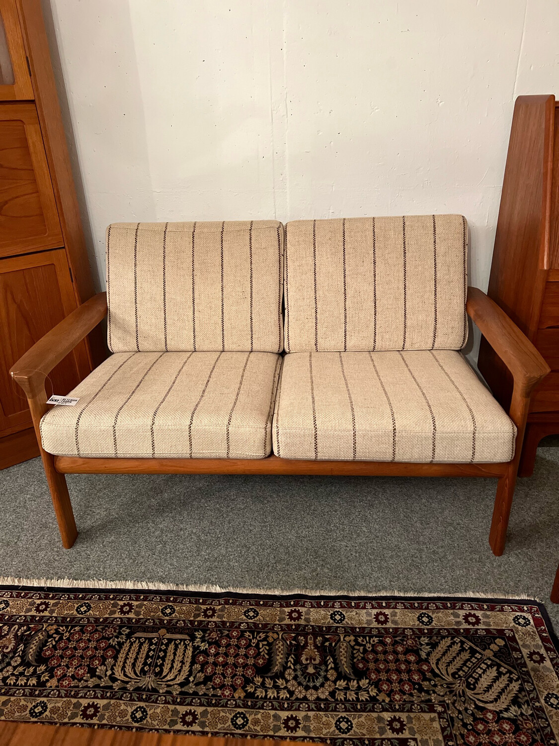 Sofa Couch Danish Teak Komfort Mid Century Vintage