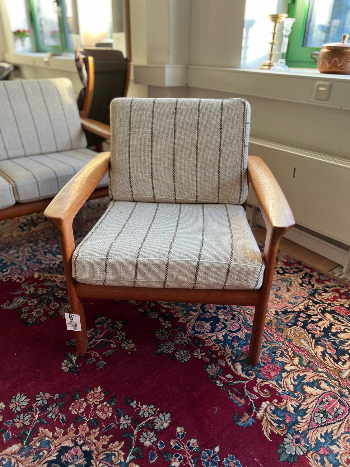 Sessel Armlehnsessel Komfort Danish Teak Mid Century Vintage 1von2