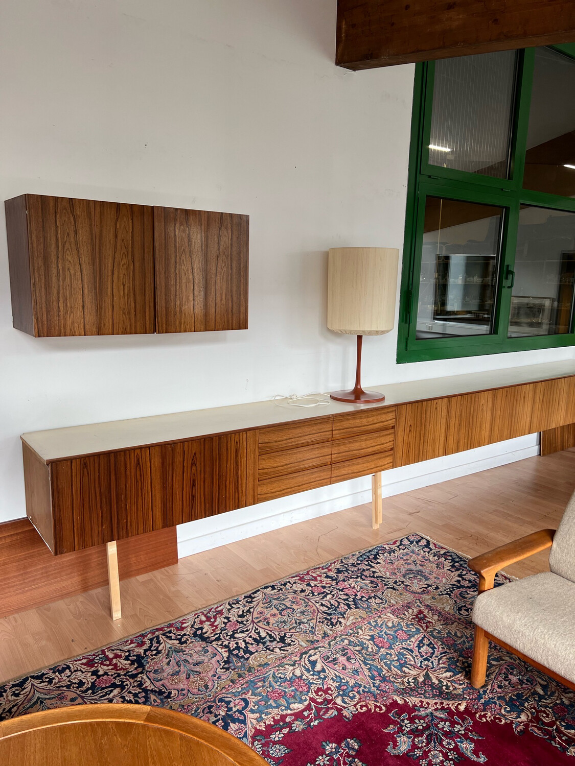 Wandregal Wandmodul Wandschrank Mid Century Vintage 1von6