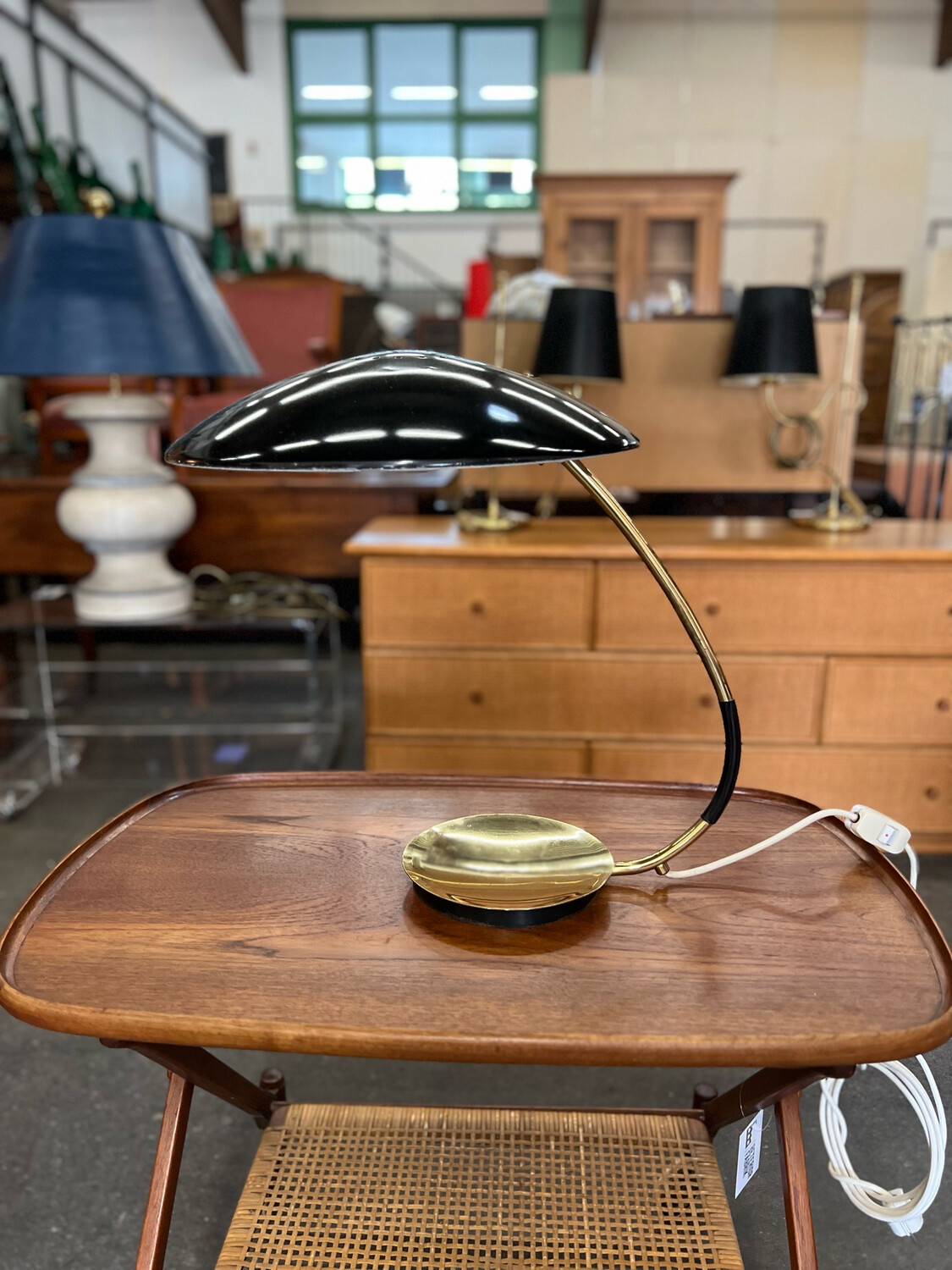 Kaiser Idell Tischleuchte Tischlampe Mid Century Vintage