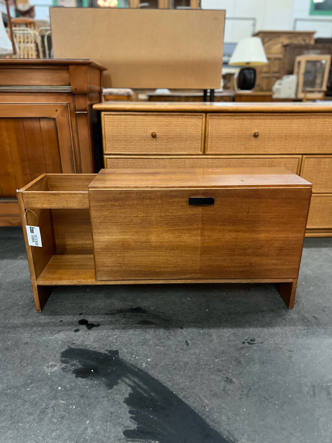 Kommode Schuhschrank Bank Mid Century Vintage