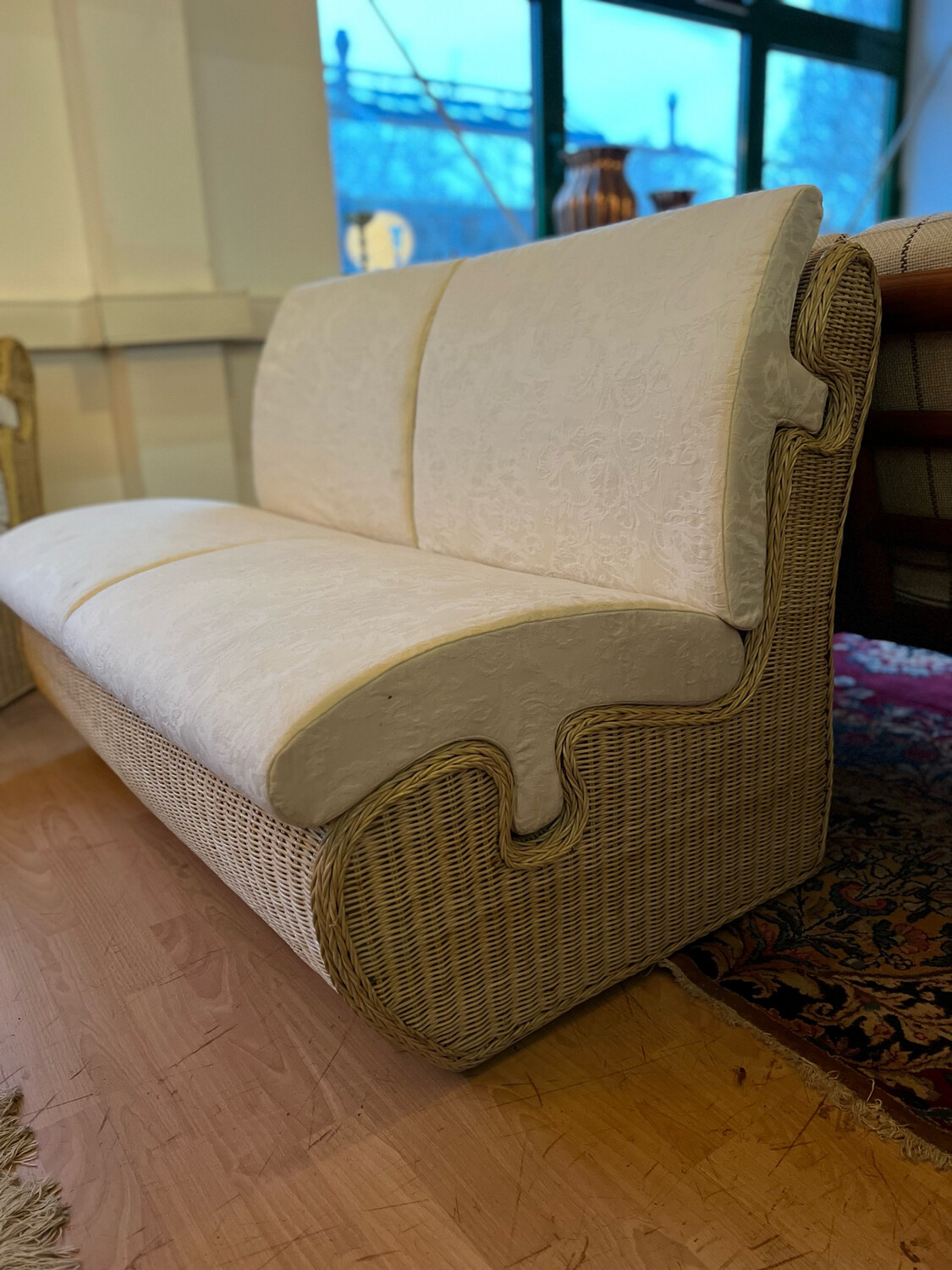 Sofa Couch Rattansofa Korbsofa
