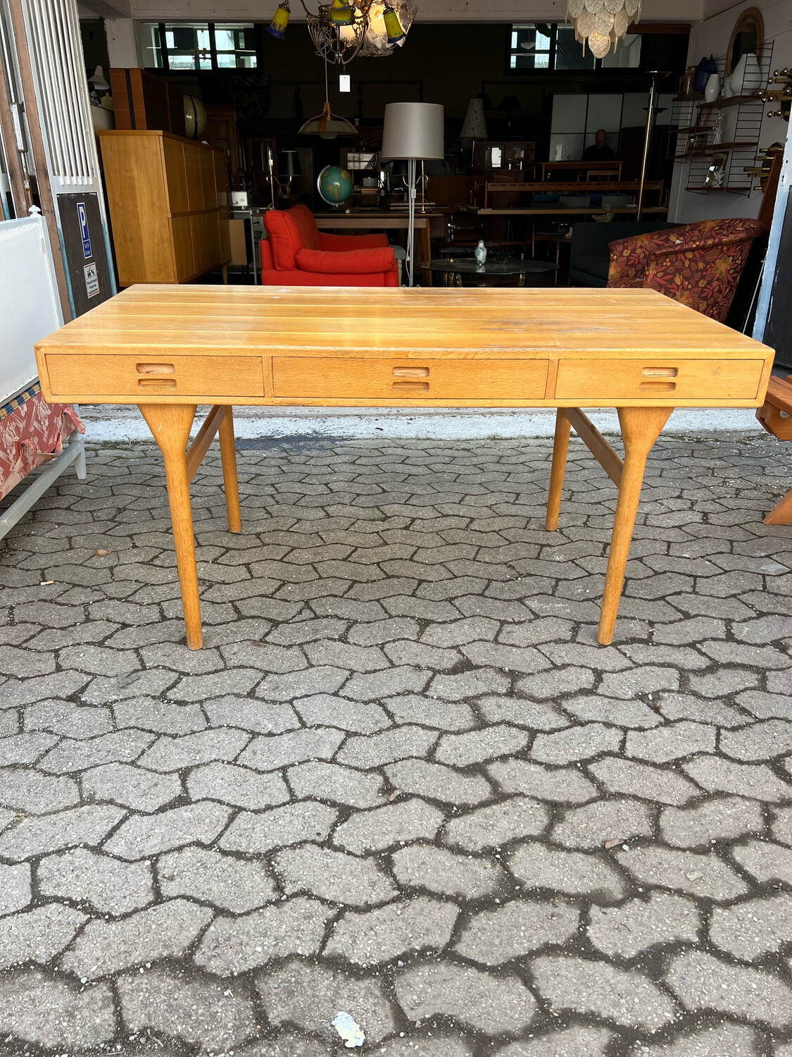 Schreibtisch Eiche Nanna Ditzel Søren Willadsen Mid Century Vintage