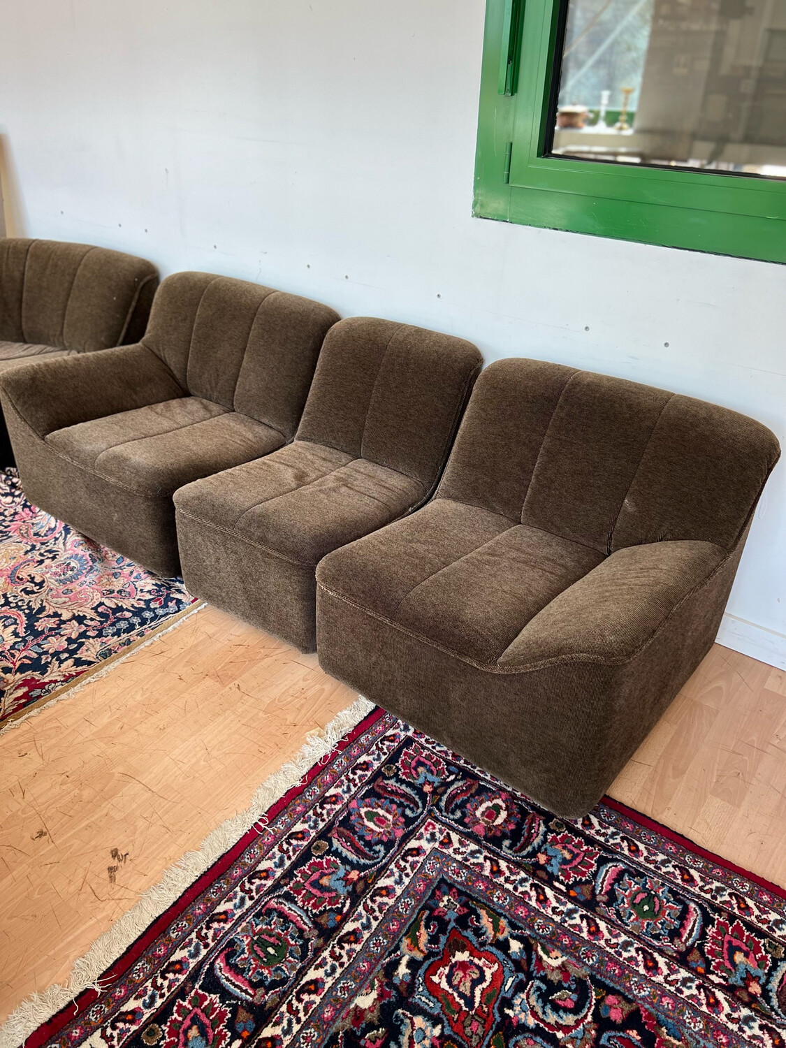 Sofa Couch Modulsofa Sessel Vintage