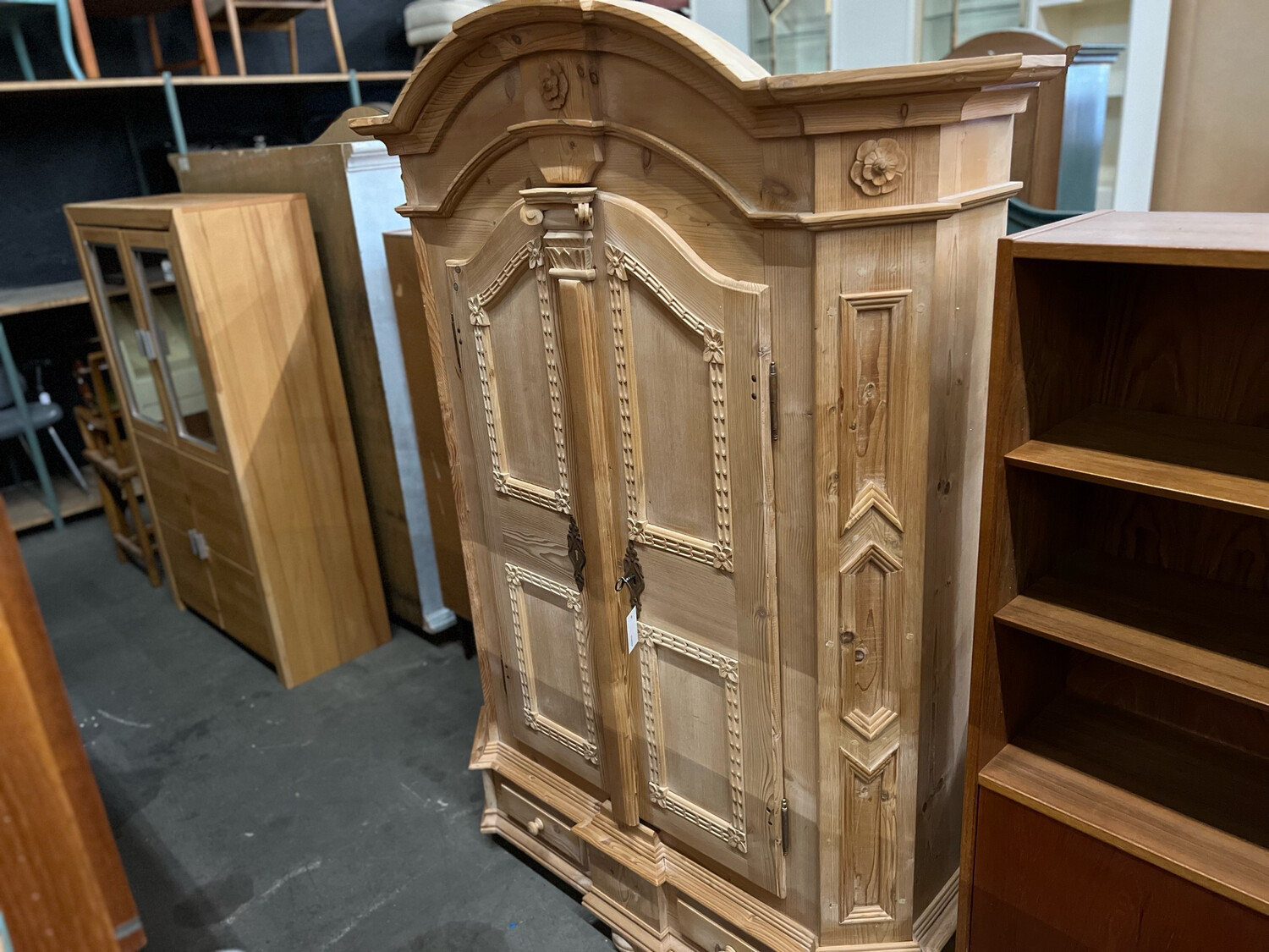 Schrank Kleiderschrank Bauernschrank Weichholzschrank