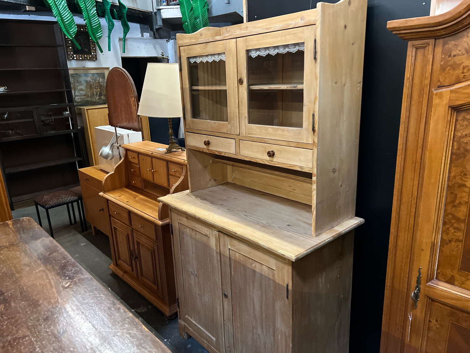Buffet Vitrine Vitrinenschrank Weichholzbuffet Anrichte