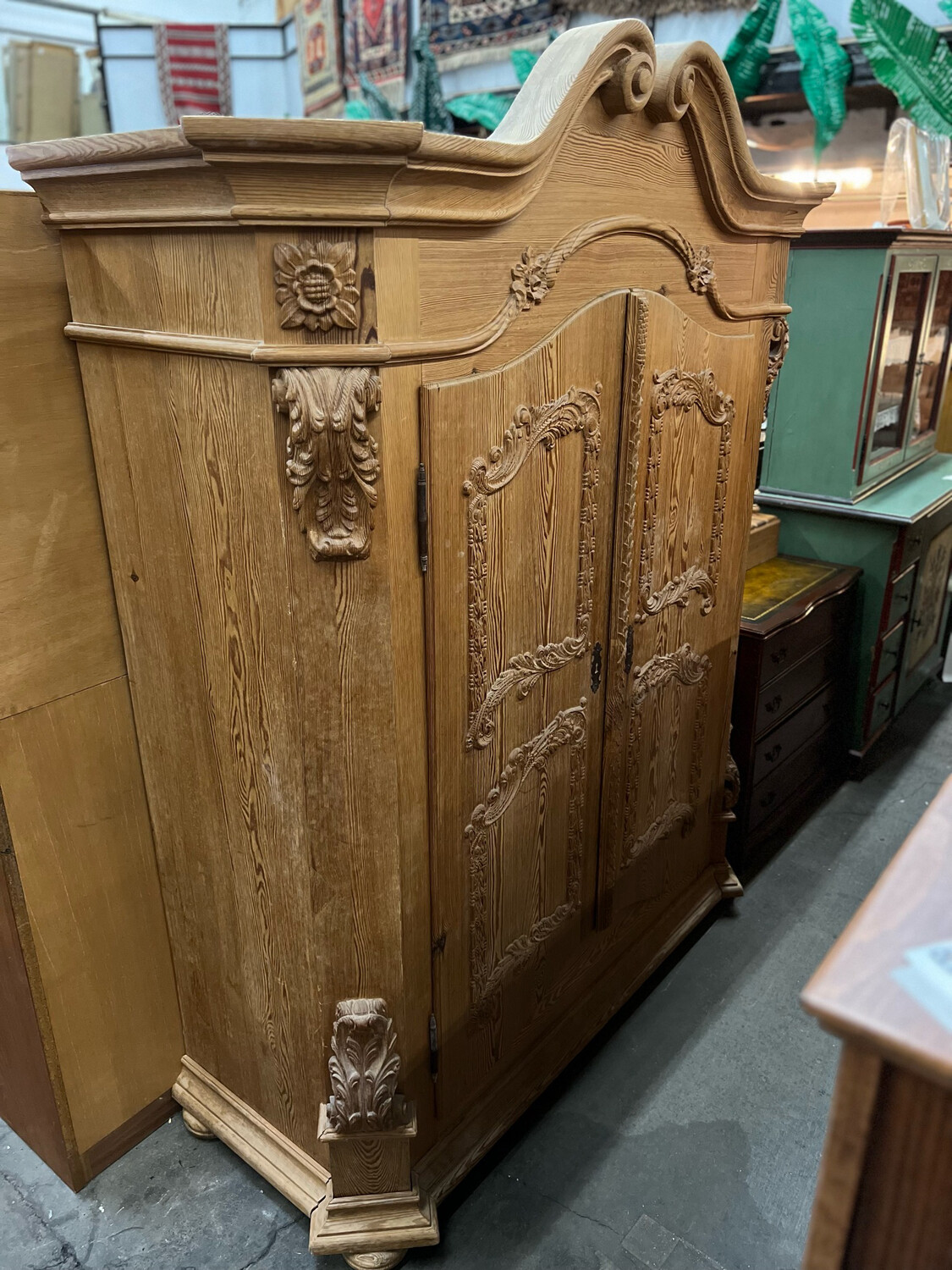 Schrank Kleiderschrank Bauernschrank Weichholzschrank