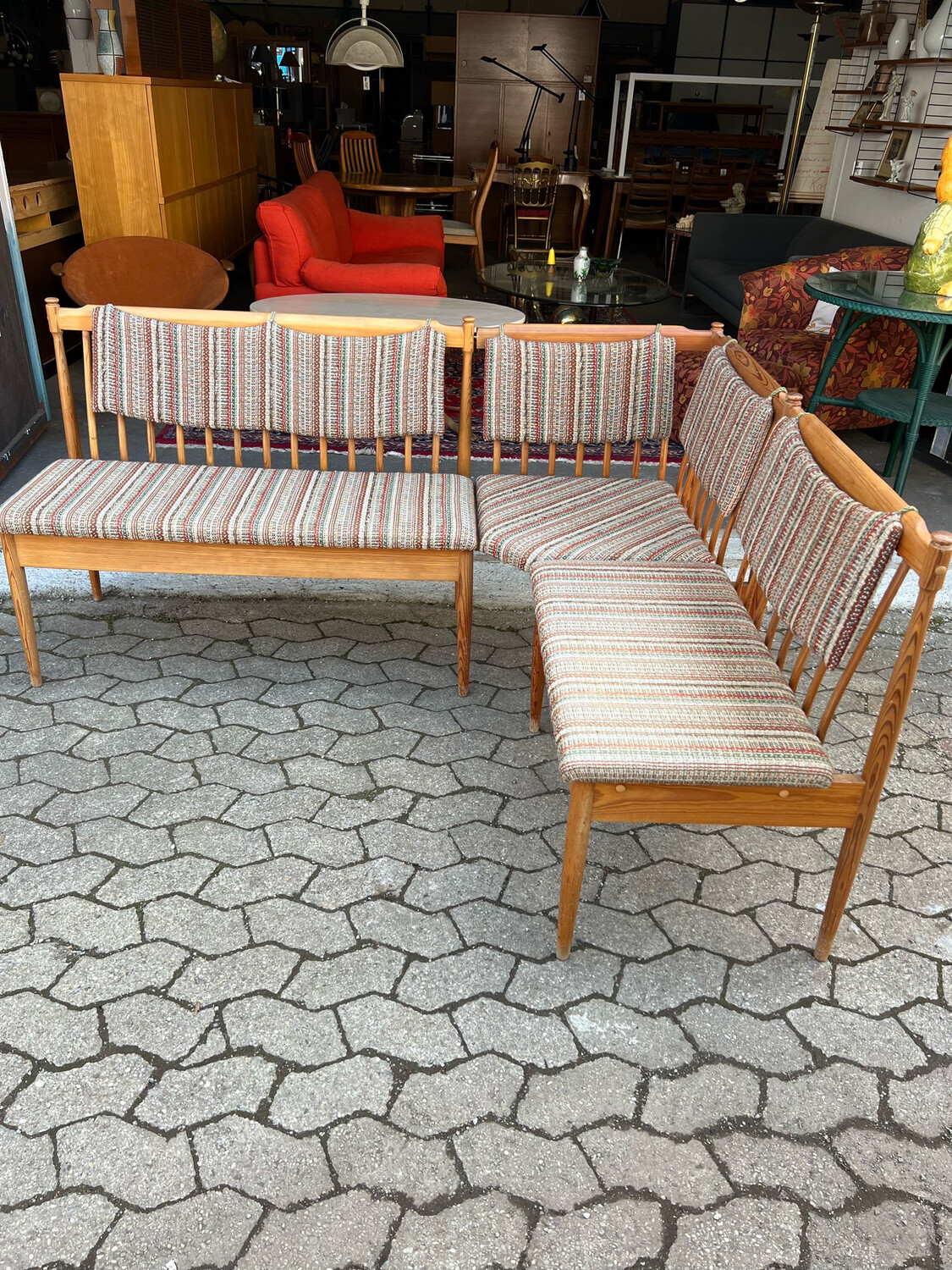 Eckbank Sitzbank Küchenbank Mid Century Vintage