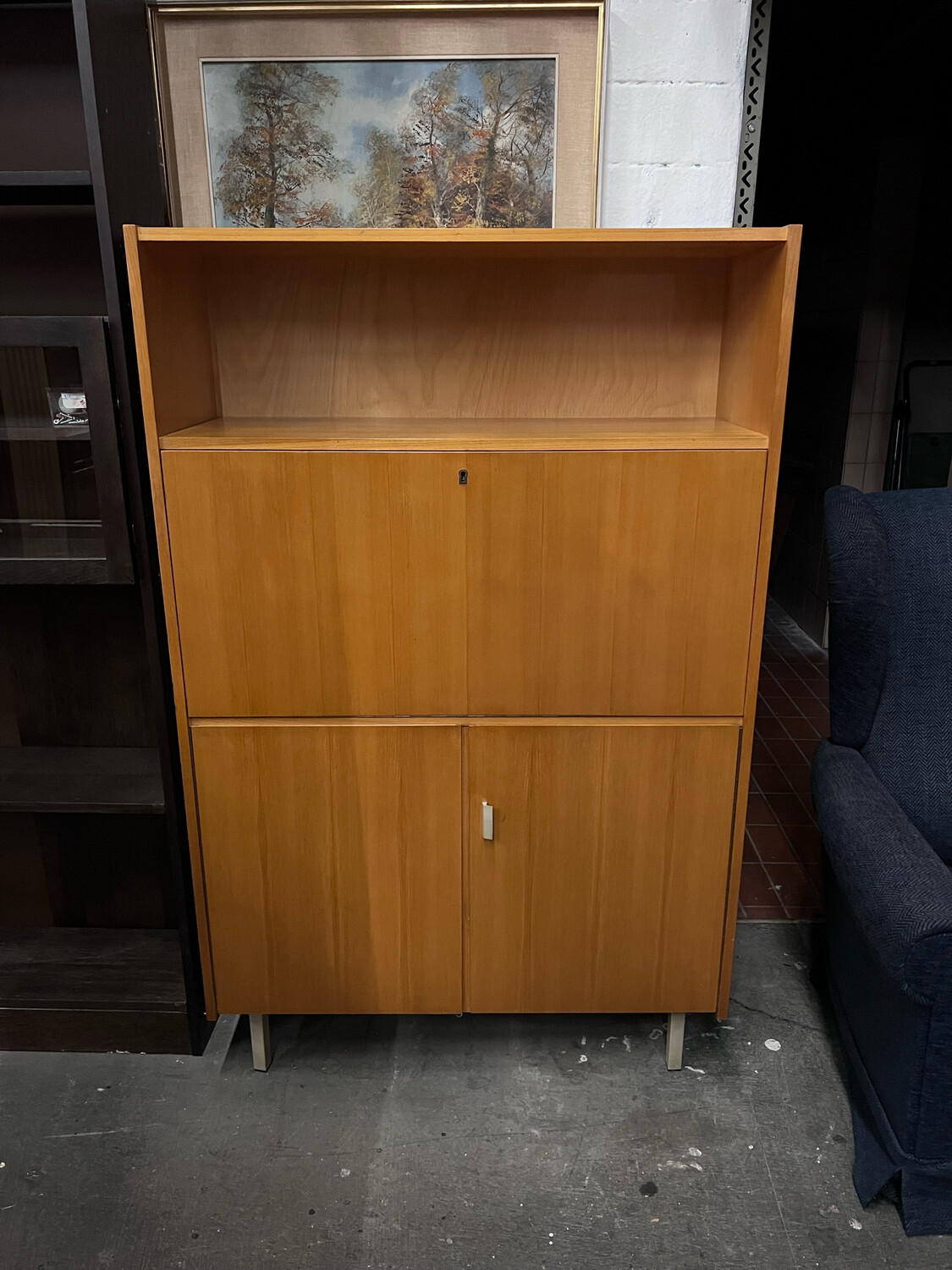 Sekretär Kommode Schränkchen Mid Century Vintage