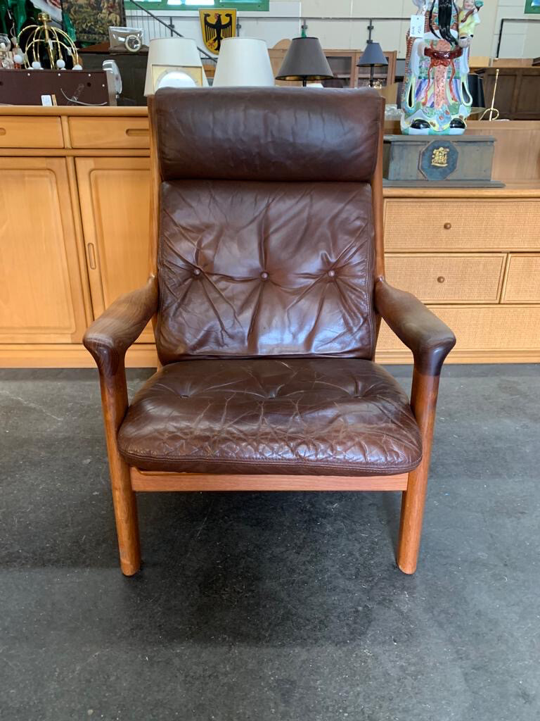 Ole Wanscher Senator Chair Sessel Armlehnsessel Danish Teak Mid Century Vintage 1von2