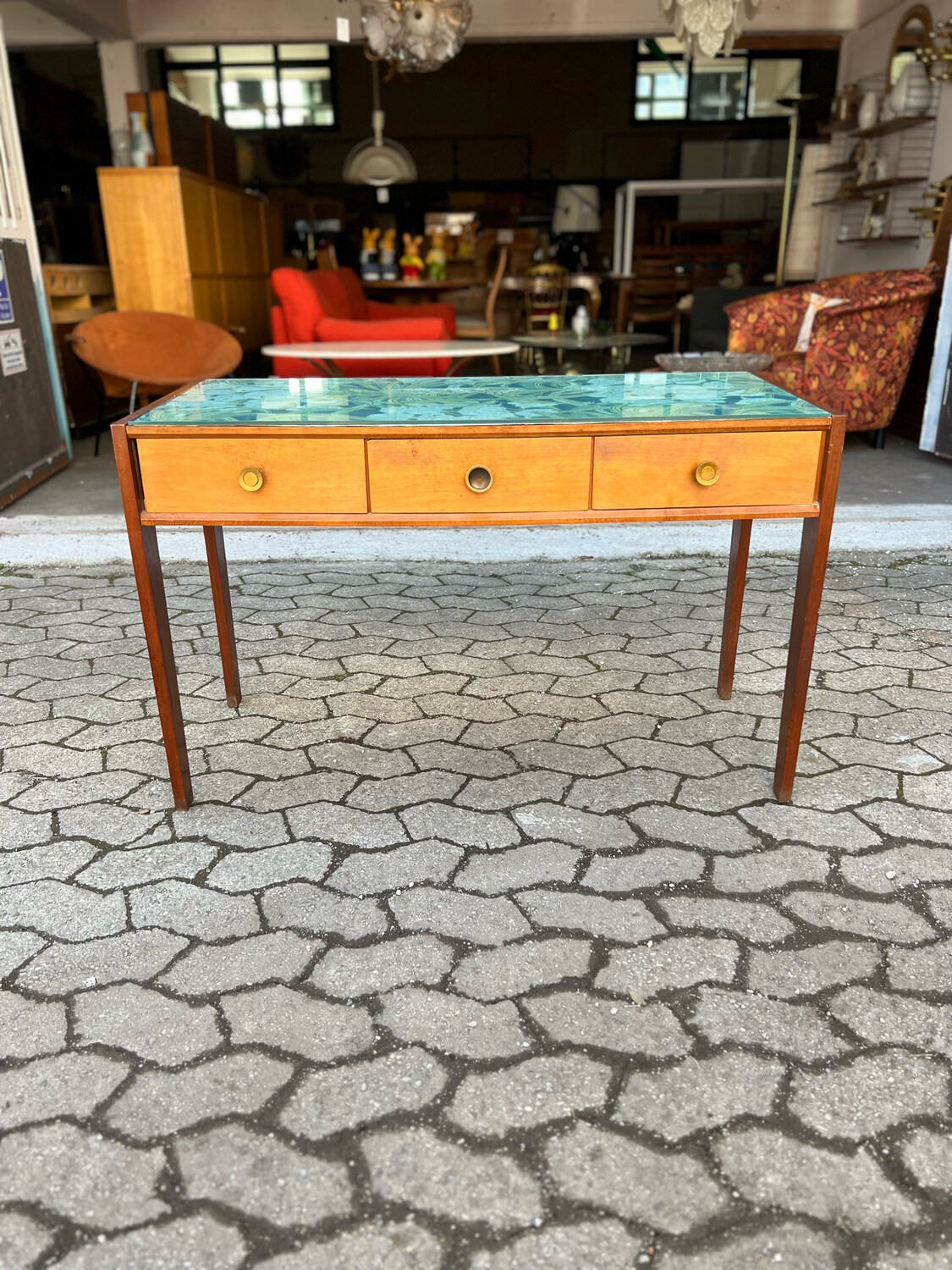 Schminktisch Schreibtisch Sideboard Mid Century Vintage