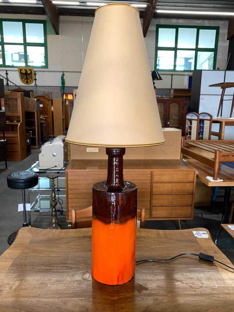 Tischlampe Tischleuchte Keramik Mid Century Vintage