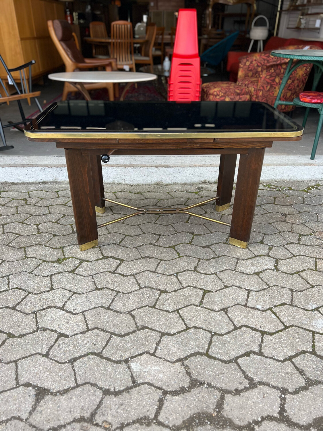 Couchtisch Kurbeltisch Mid Century Vintage