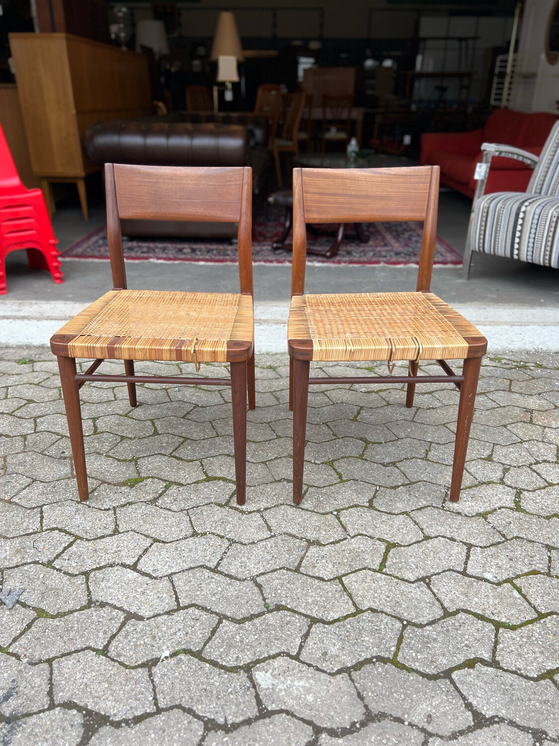 Stuhl Stühle Wilkhahn Teak Mid Century Vintage 1von2