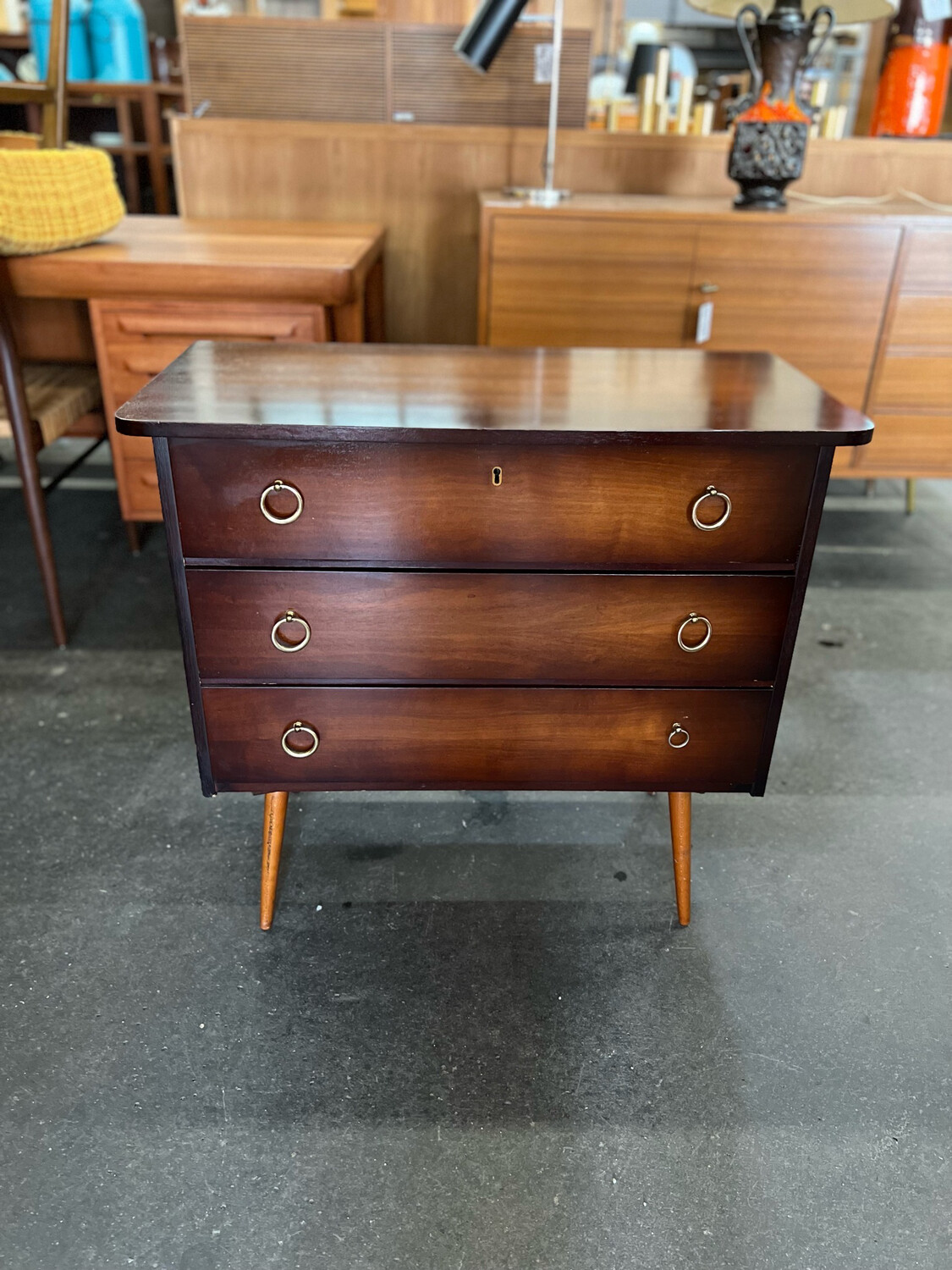 Kommode Kästchen Mid Century Vintage