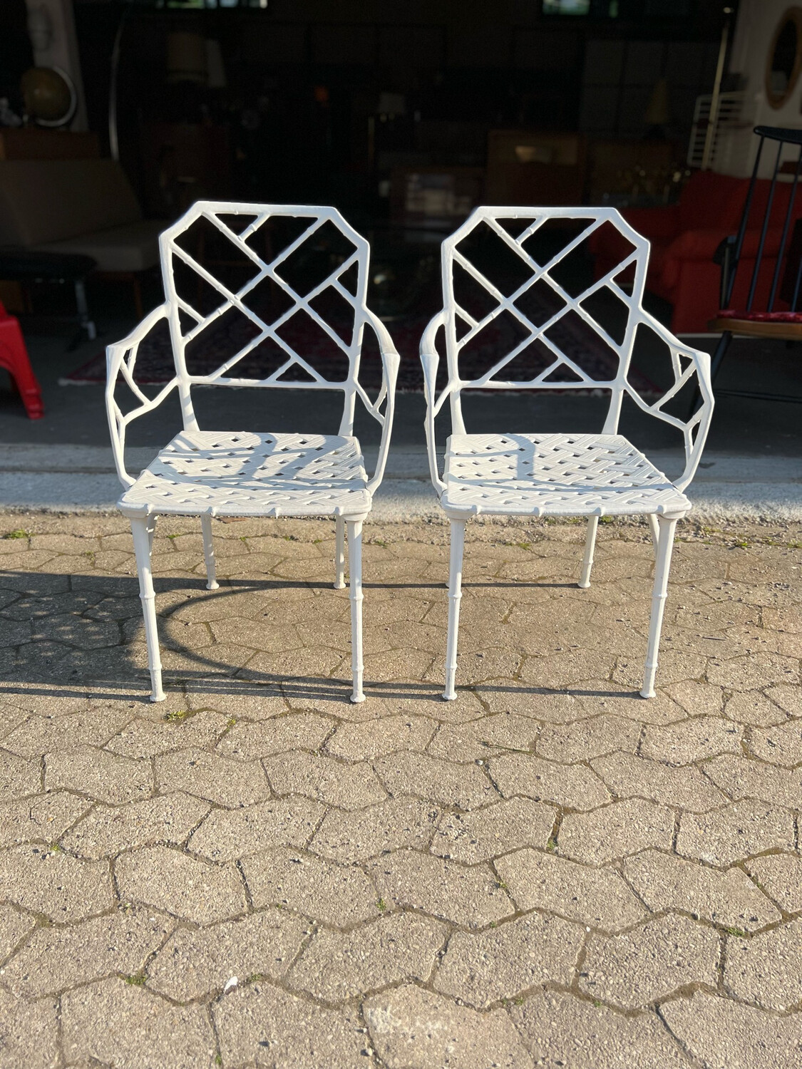 Stuhl Armlehnstuhl Gartenstuhl Hall Bradley Calcutta Mid Century Vintage