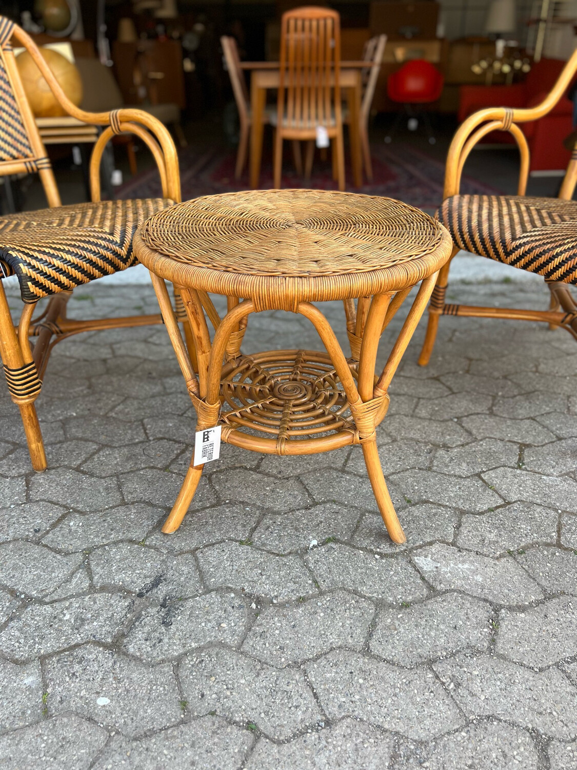 Tisch Gartentisch Korbtisch