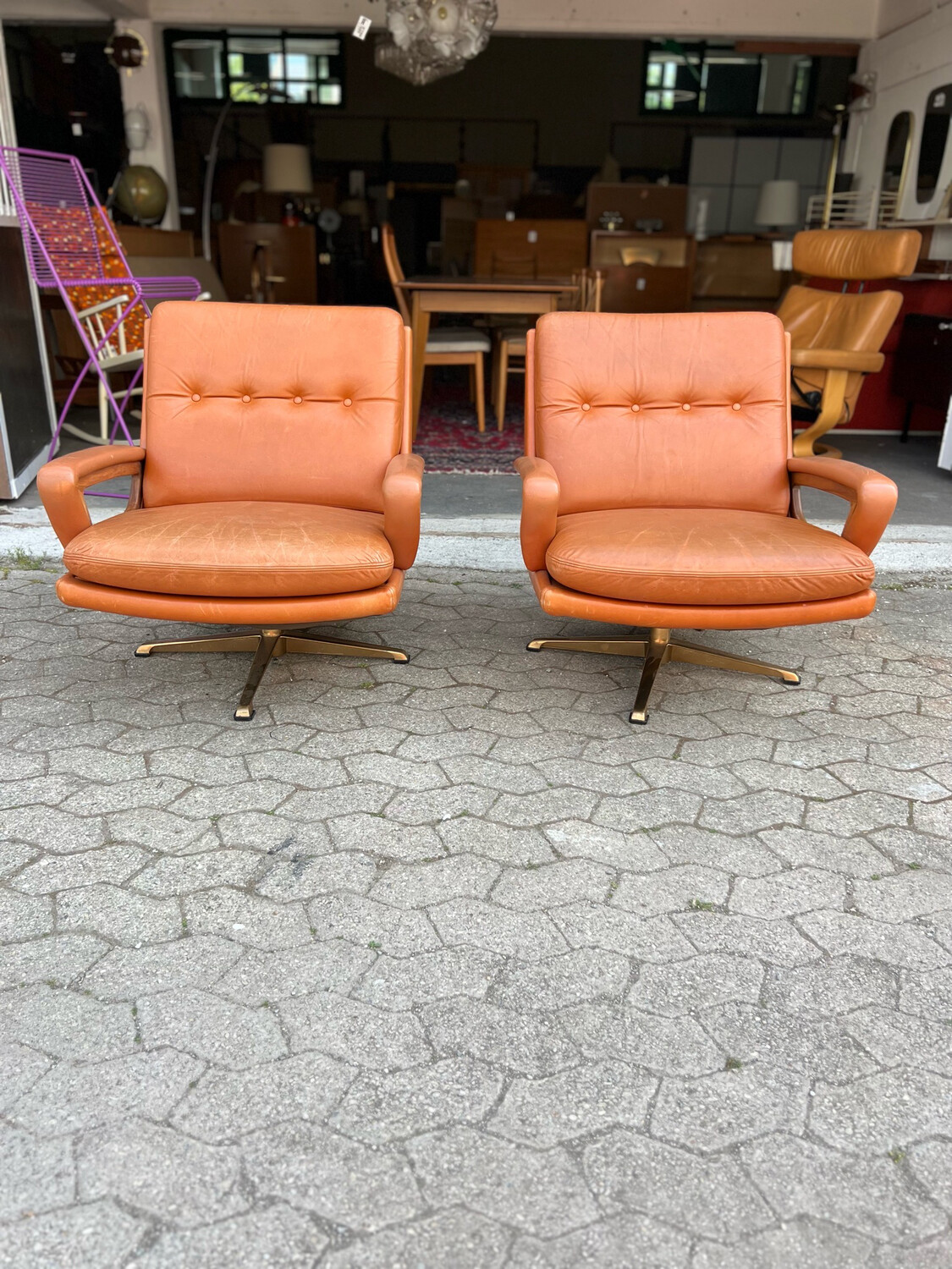 Sessel Armlehnsessel Lounge Sessel Carl Straub Mid Century Vintage 1von2