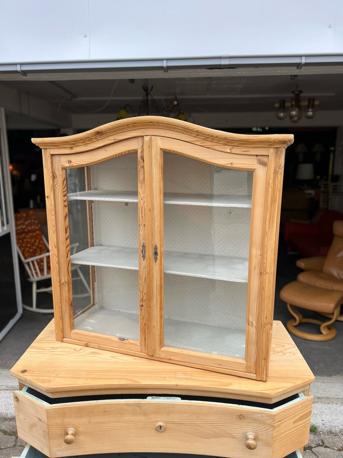 Vitrine Vitrinenschränkchen Hängeschrank