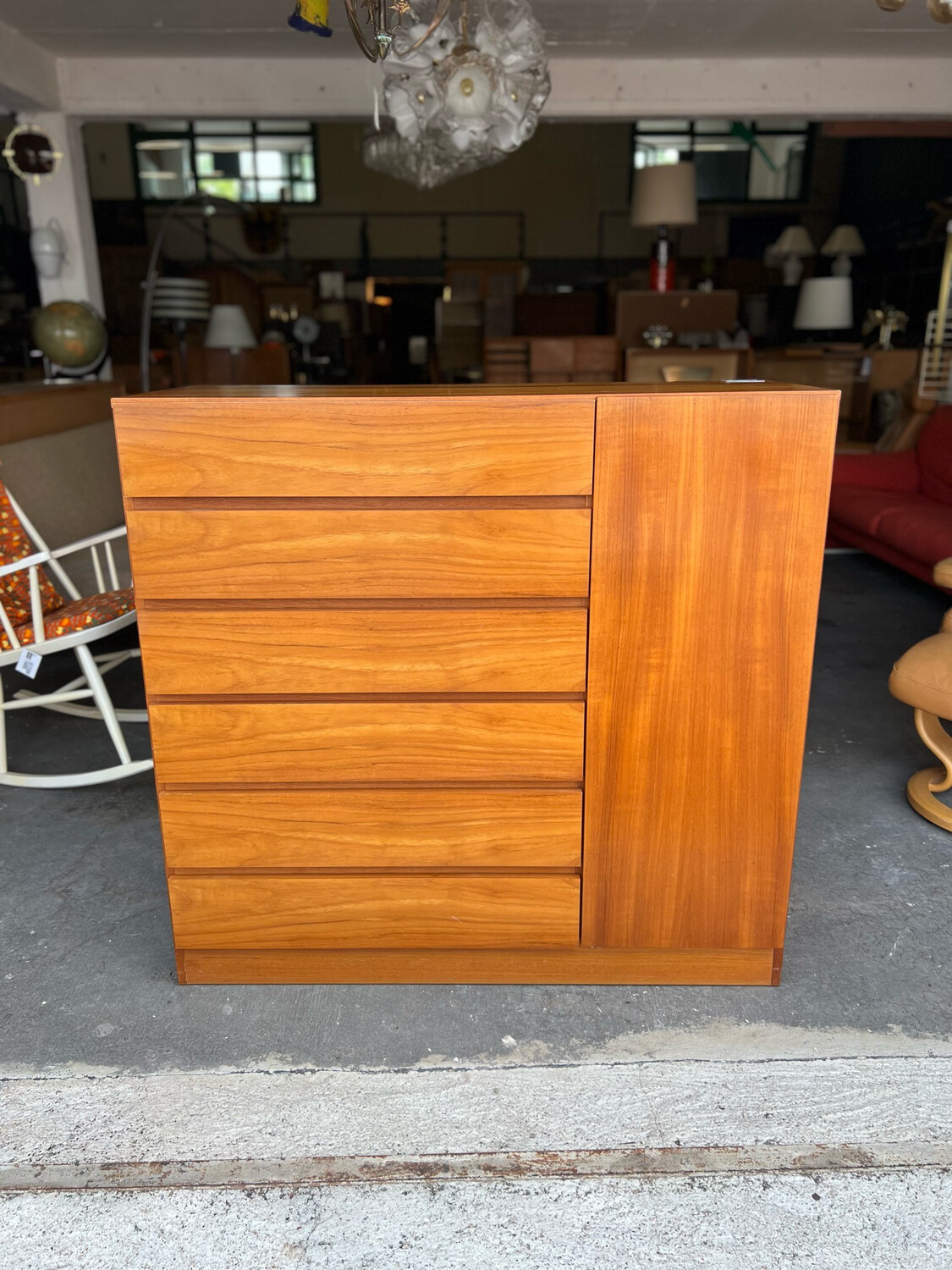 Kommode Sideboard Highboard Arne Wahl Iversen Danish Teak Mid Century Vintage
