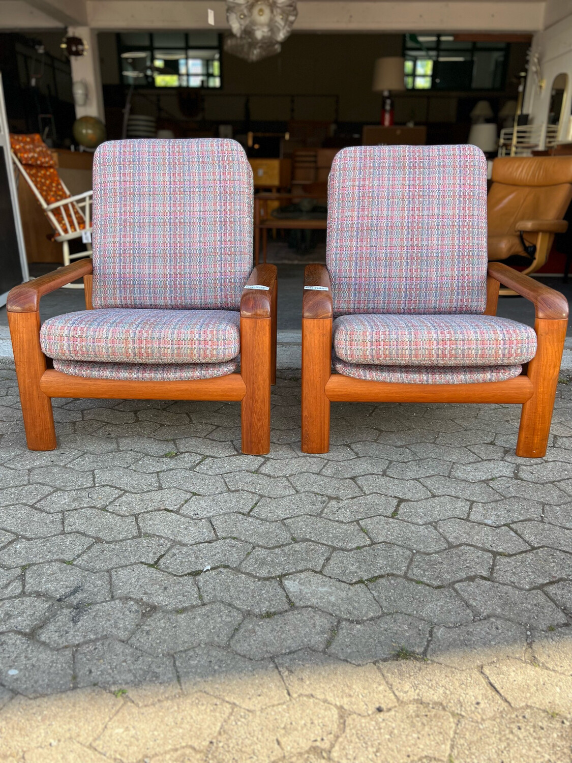 Sessel Armlehnsessel Danish Teak Mid Century Vintage 1von2