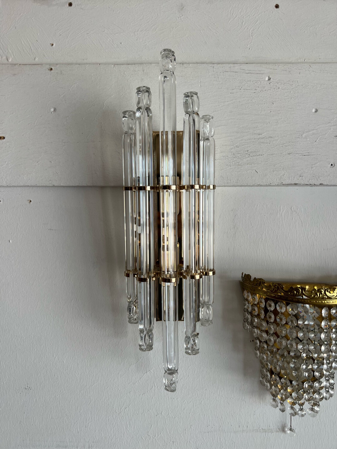 Wandlampe Wandleuchte Kolarz Kristallleuchte Mid Century Vintage
