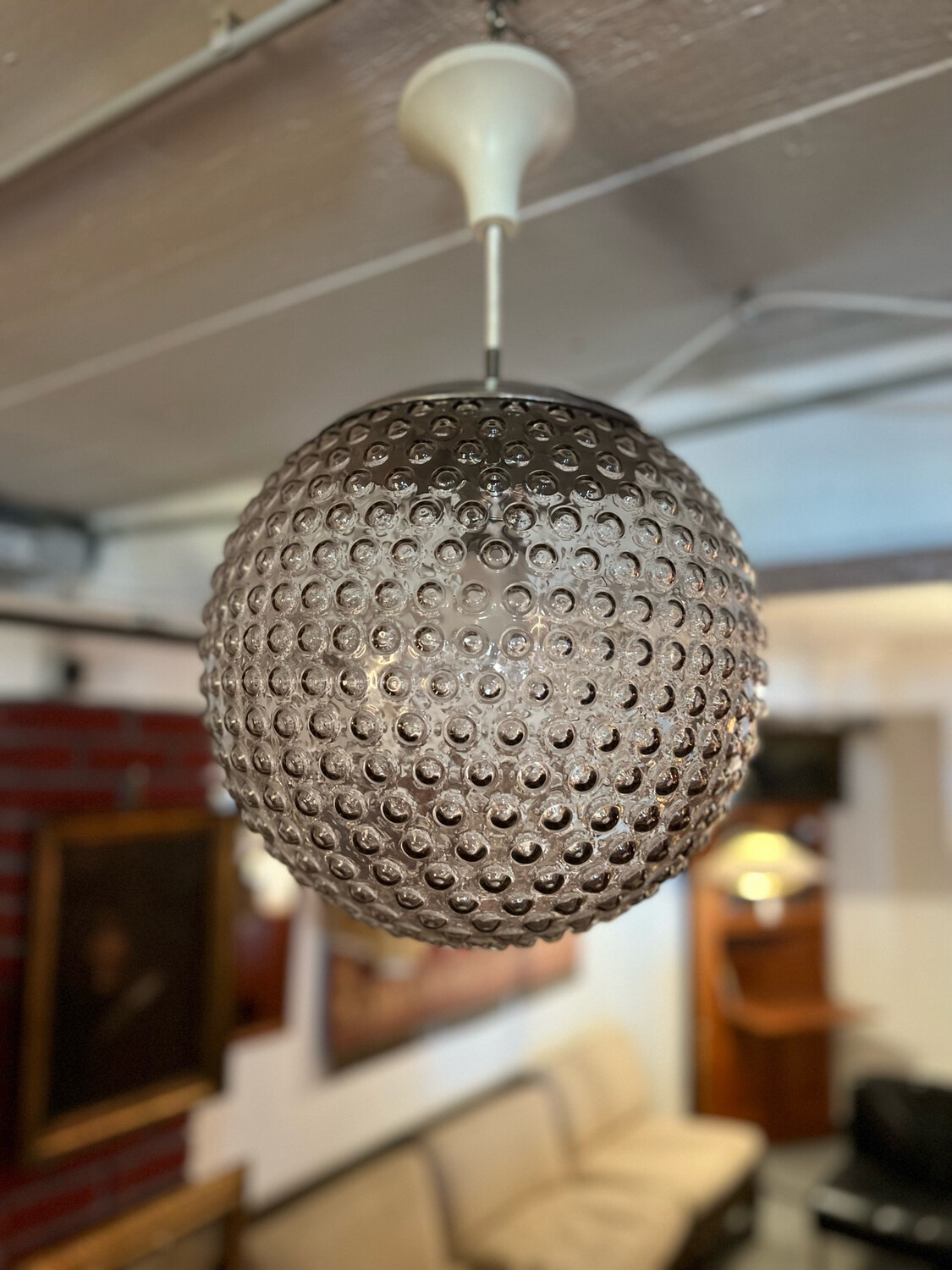 Deckenlampe Deckenleuchte Hängeleuchte Staff Rolf Krüger Glasleuchte