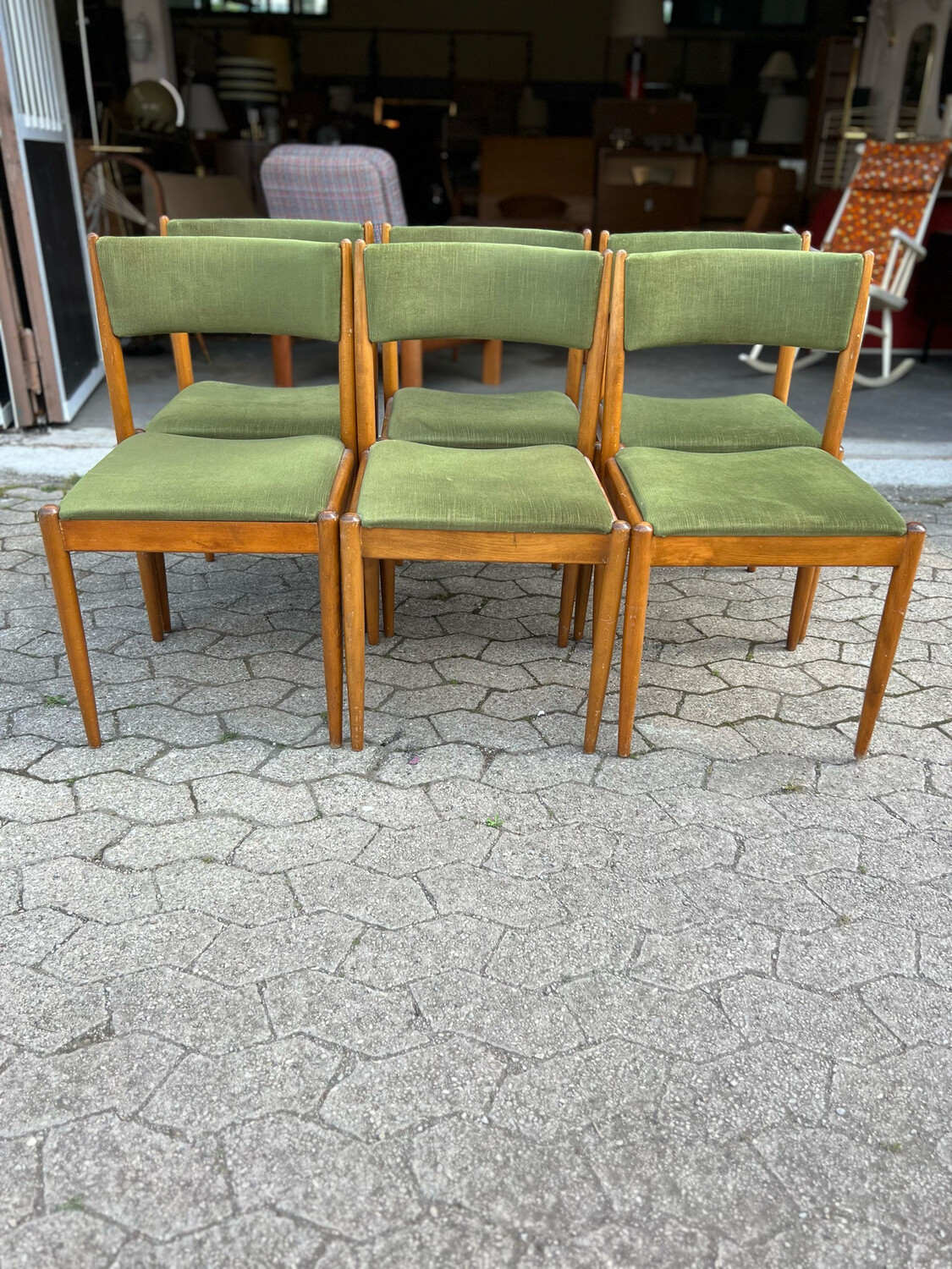 Stuhl Stühle 1von6 Mid Century Vintage