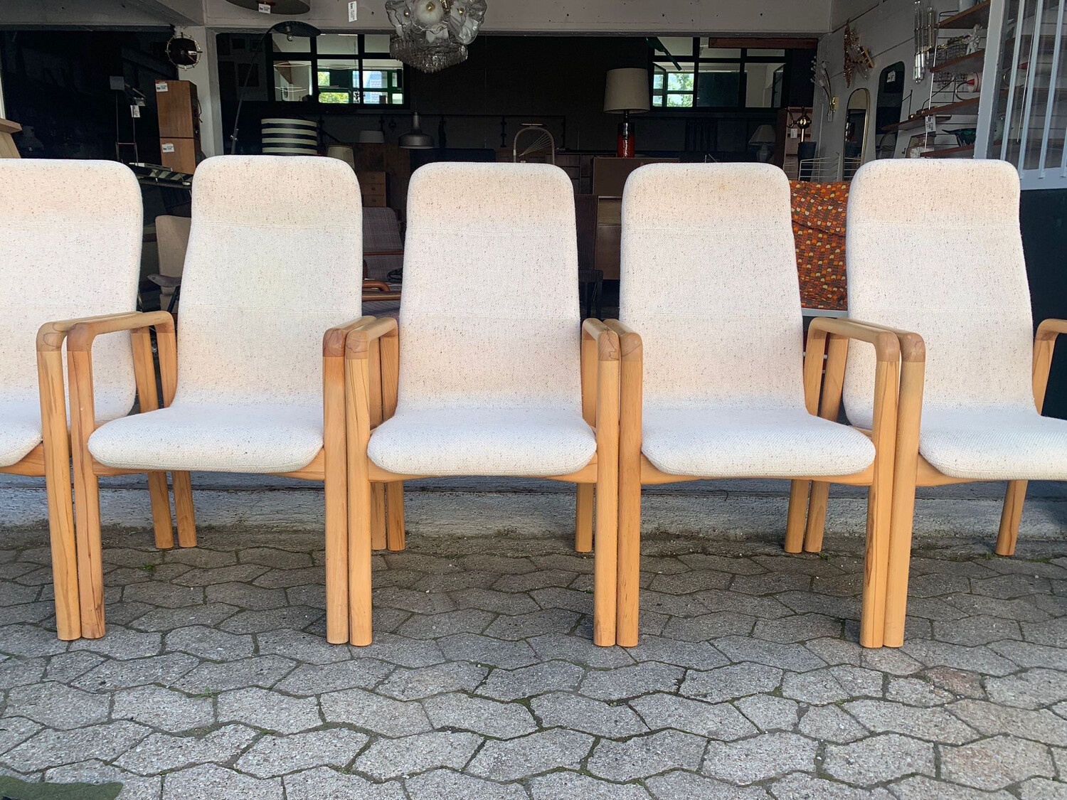 Stuhl Armlehnstuhl Dyrlund Danish Mid Century Vintage 1von5