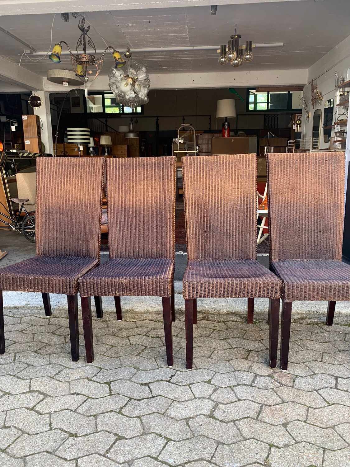 Stuhl Stühle Geflechtstuhl 1von4