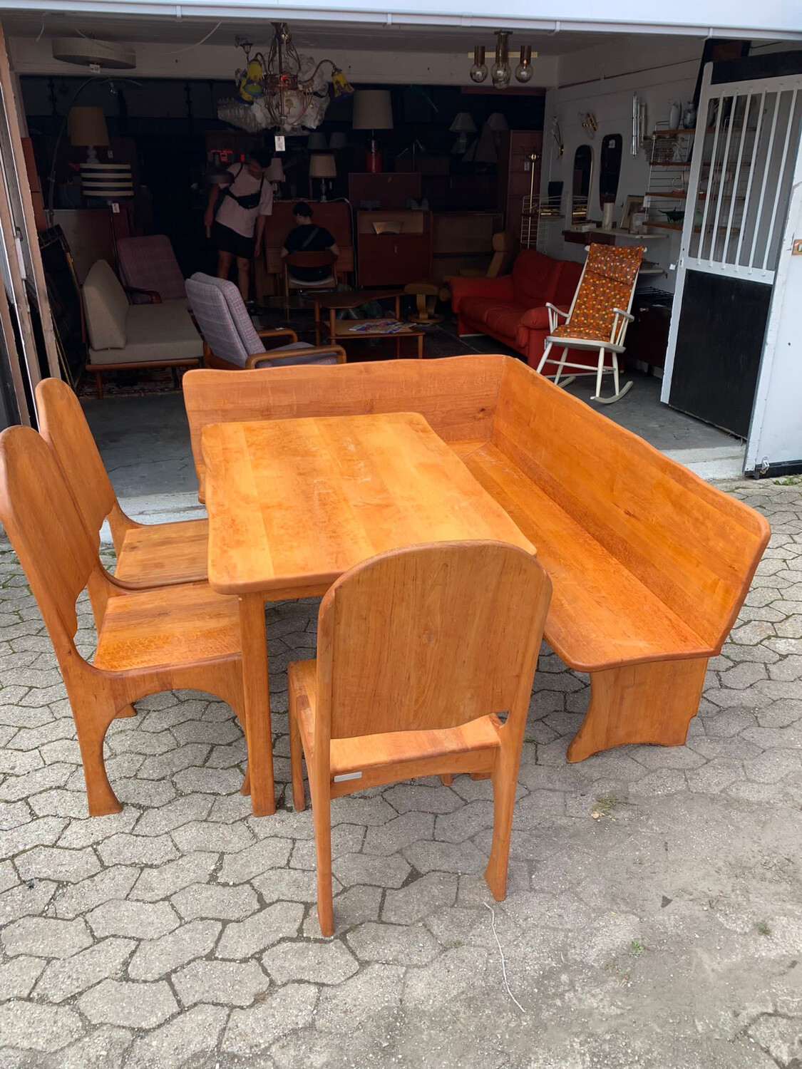 Sitzgruppe Eckbank Tisch Stuhl 1von3