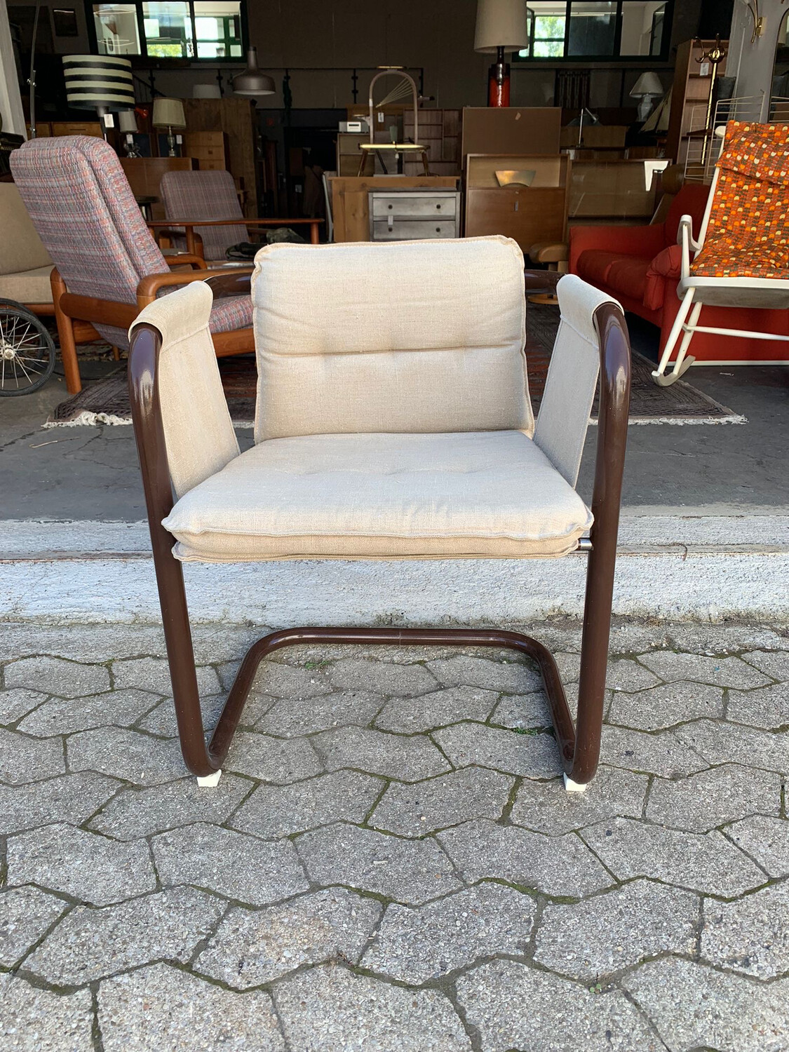 Stuhl Stühle Freischwinger Tomas Jelinek Mid Century Vintage
