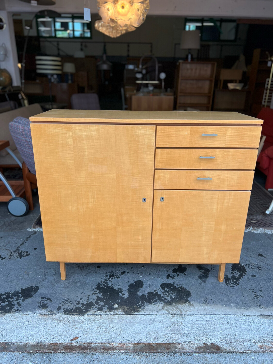 Kommode Sideboard Highboard Mid Century Vintage