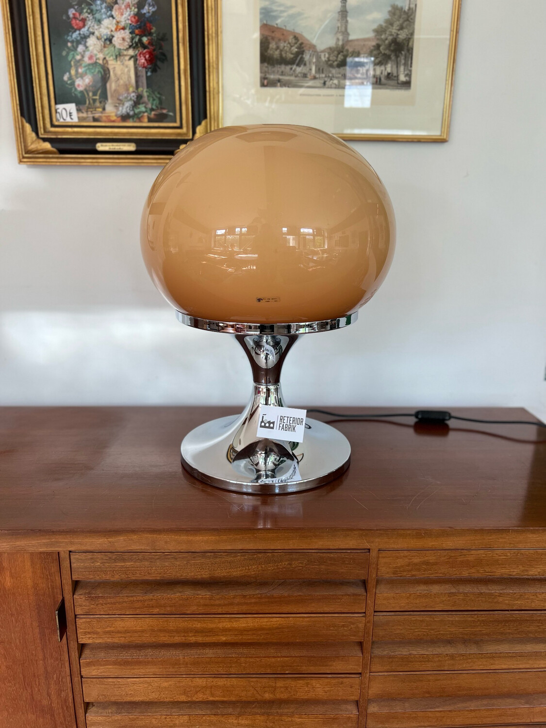 Tischlampe Tischleuchte Mushroom Luigi Massoni Harvey Guzzini 1von2 Vintage