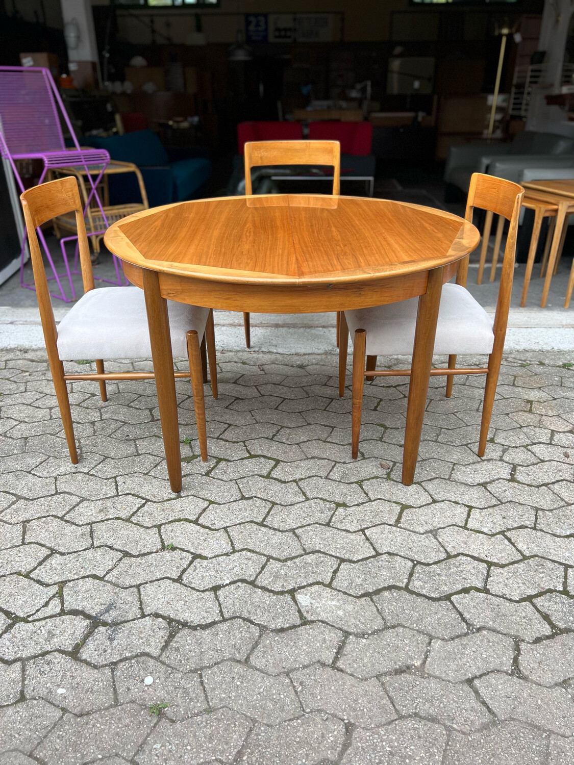 Tisch Esstisch Ausziehtisch Mid Century Vintage