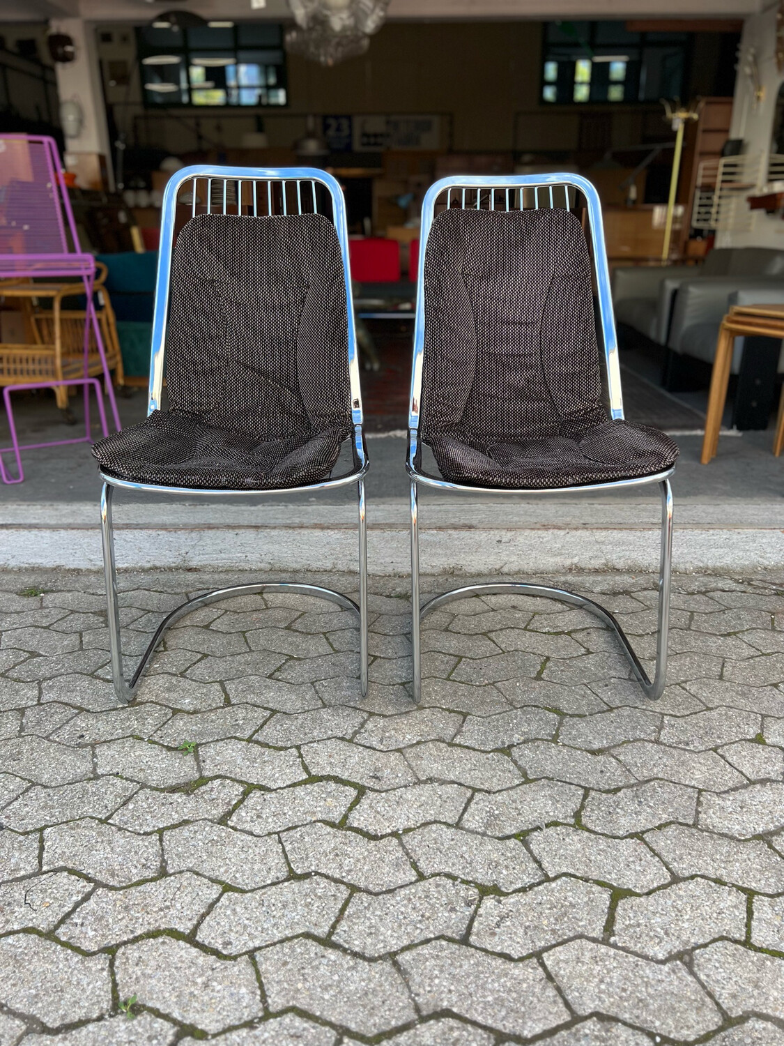 Gastone Rinaldi Stuhl Stühle 1von2