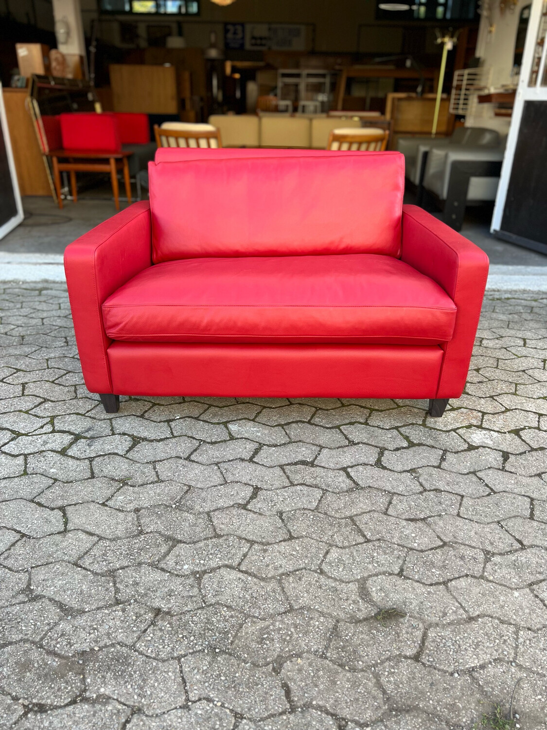 Sofa Couch Habitat Chester Ledersofa Kompaktsofa