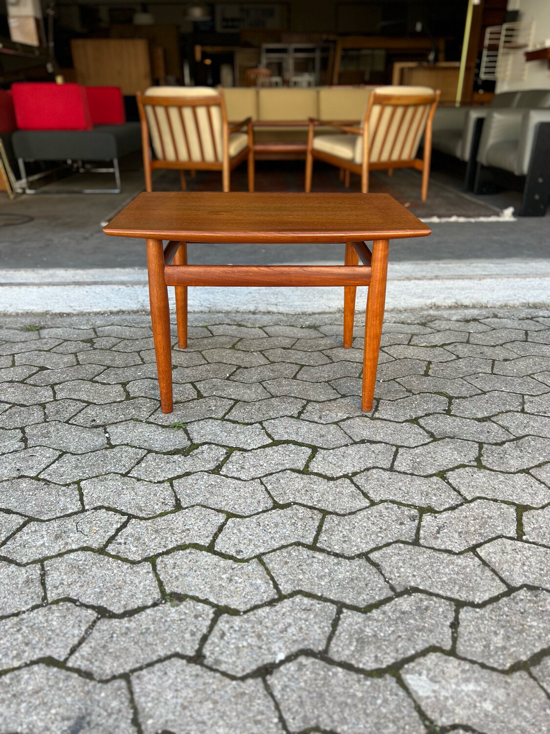 Couchtisch Coffee Table Grete Jalk Glostrup Danish Teak Mid Century Vintage