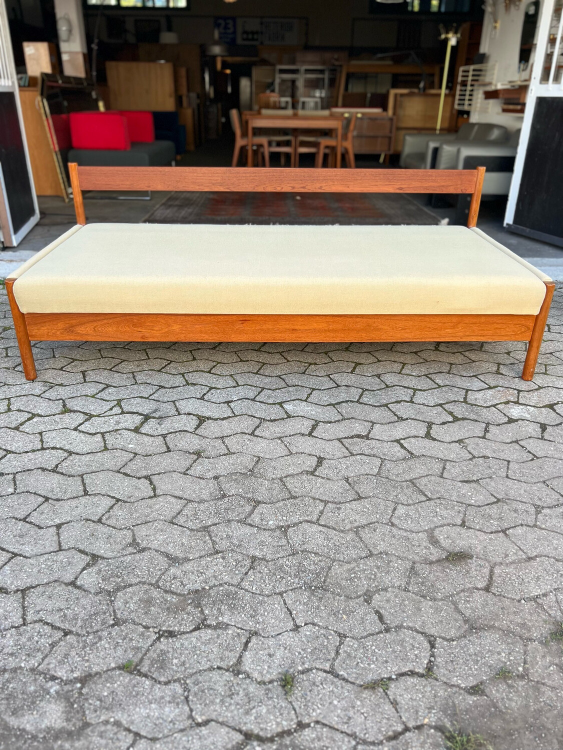 Sofa Couch Daybed Bett Danish Teak Mid Century Vintage