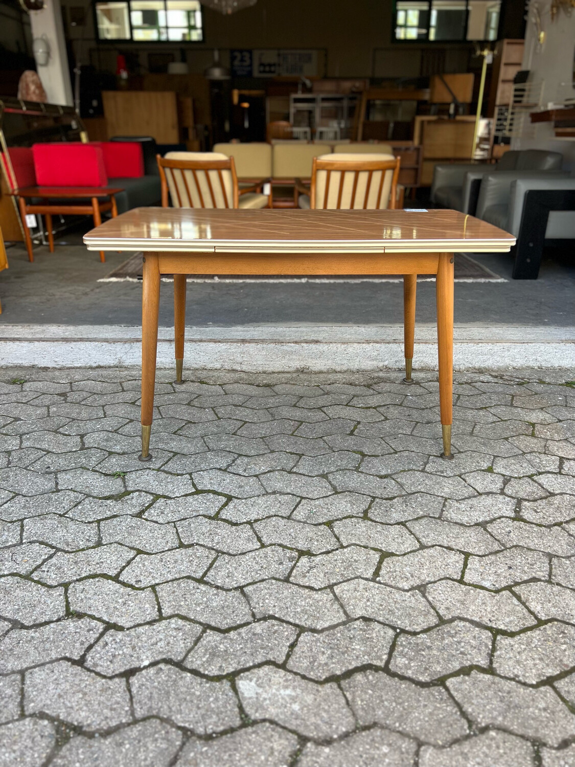 Tisch Kurbeltisch Couchtisch Mid Century Vintage