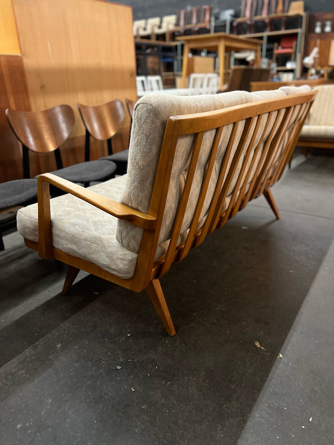 Sofa Couch 60er Knoll Antimott Ära Mid Century Vintage