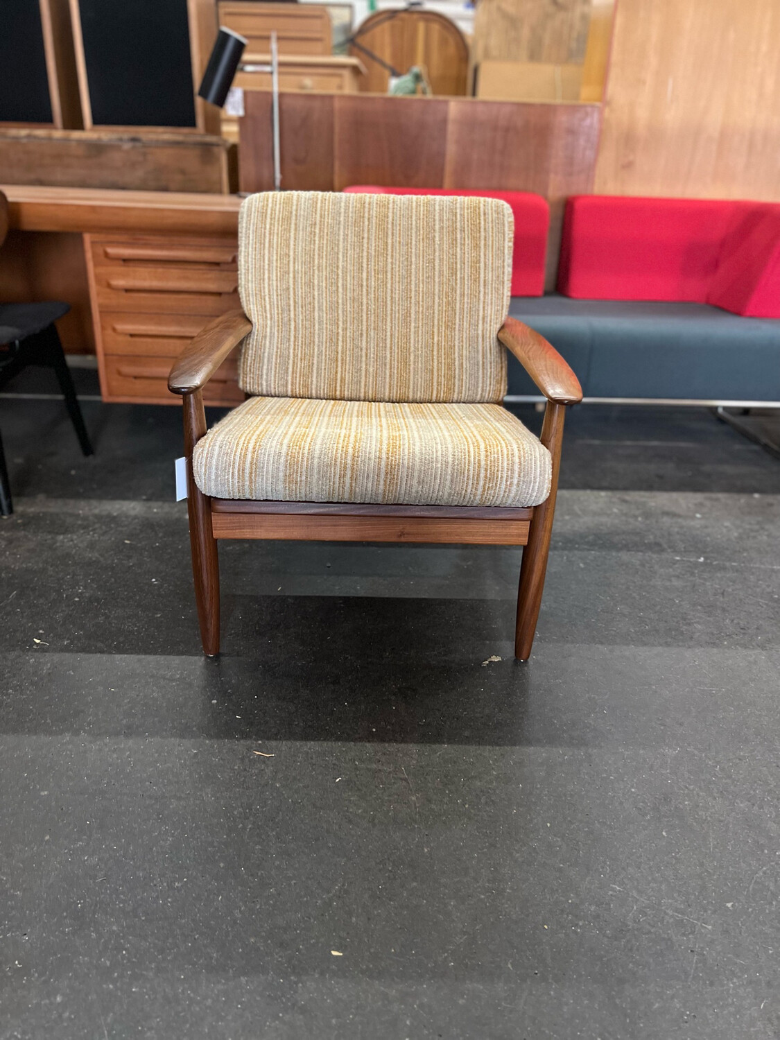 Sessel Armlehnsessel Teak Mid Century Vintage