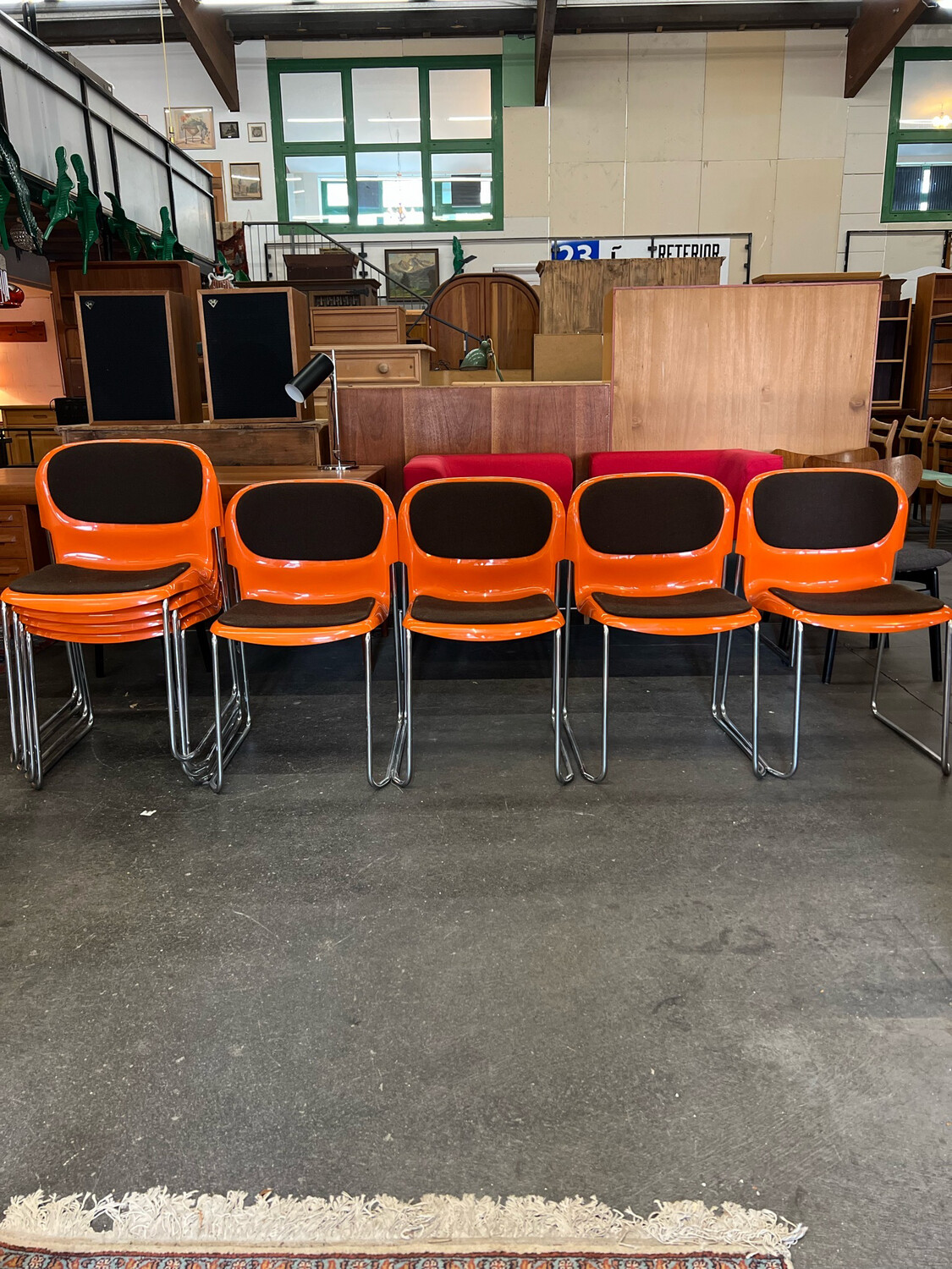 Stuhl Stühle Stapelstuhl 1von8 Drabert Gerd Lange